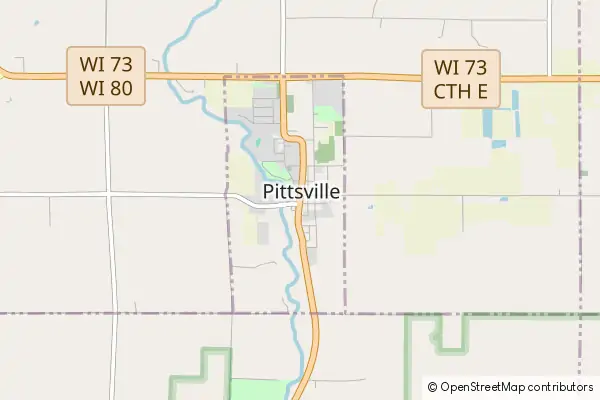 Mapa Pittsville