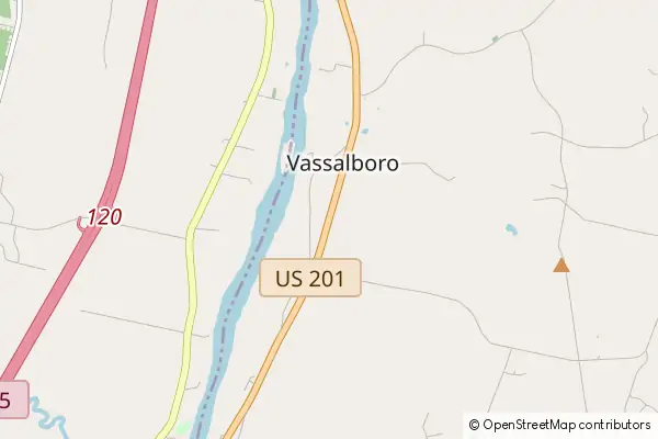 Mapa Vassalboro