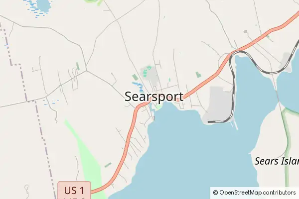 Mapa Searsport