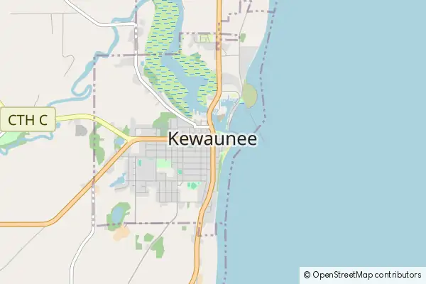 Mapa Kewaunee