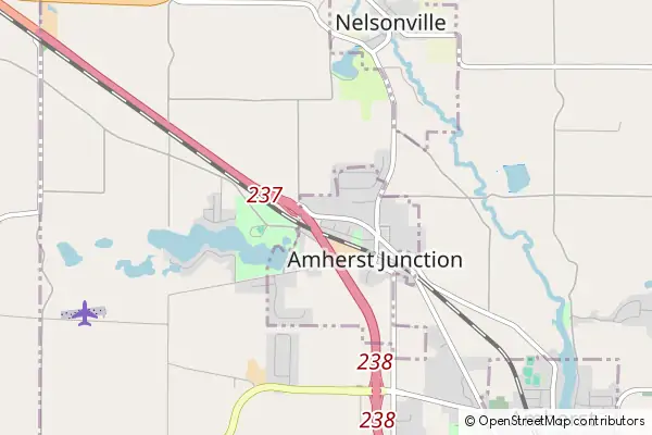 Mapa Amherst Junction