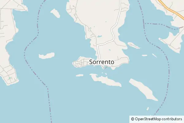 Mapa Sorrento