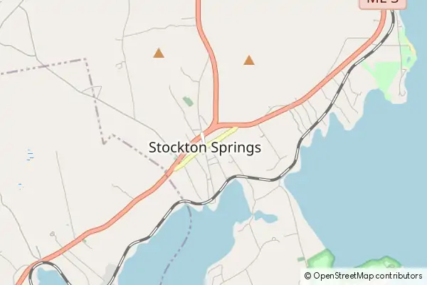 Mapa Stockton Springs