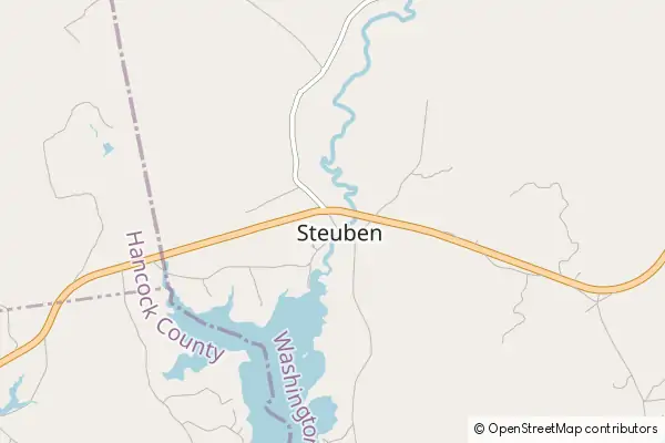 Mapa Steuben