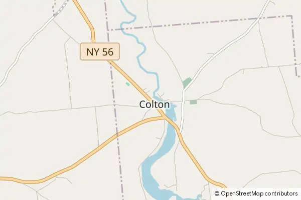 Mapa Colton