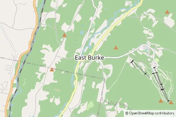 Mapa East Burke