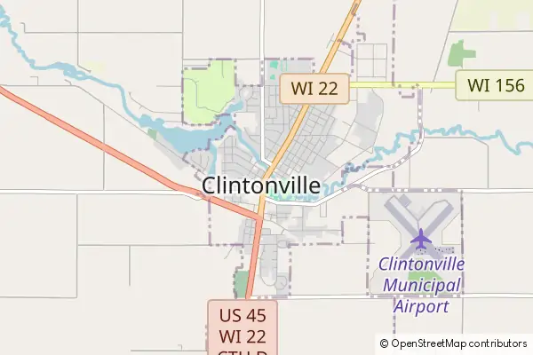 Mapa Clintonville