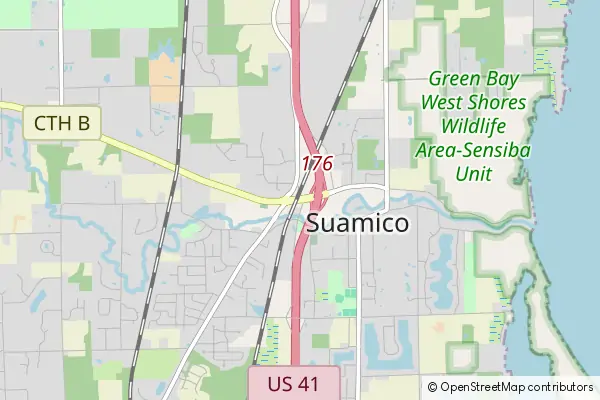 Mapa Suamico