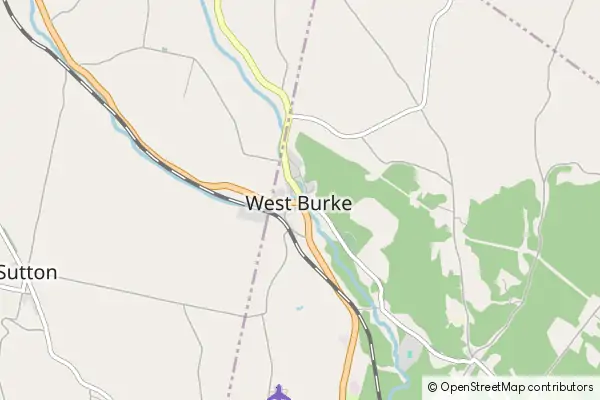 Mapa West Burke