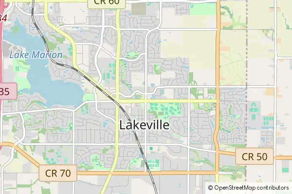 Mapa Lakeville