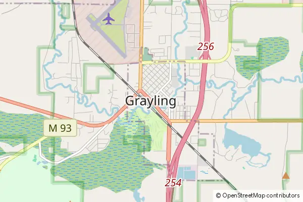 Mapa Grayling