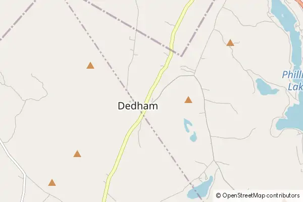 Mapa Dedham