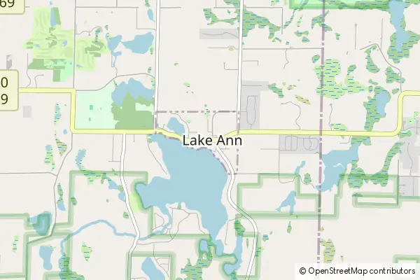 Mapa Lake Ann