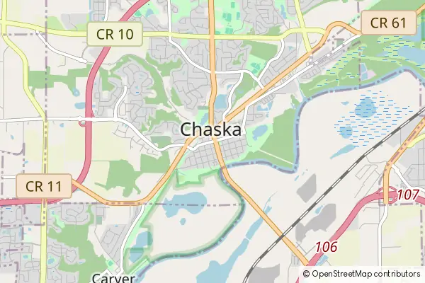 Mapa Chaska