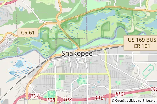 Mapa Shakopee