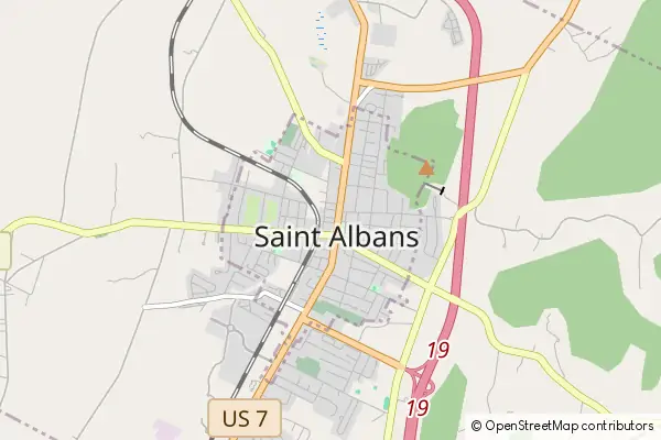 Mapa Saint Albans