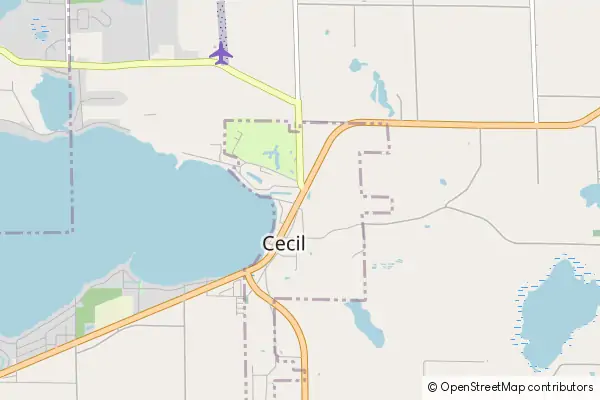 Mapa Cecil