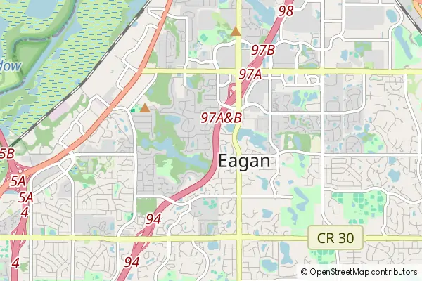 Mapa Eagan