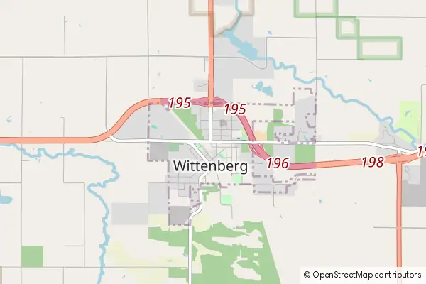 Mapa Wittenberg