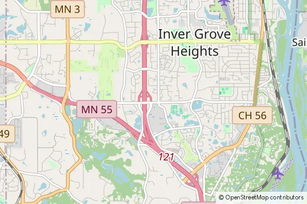 Mapa Inver Grove Heights