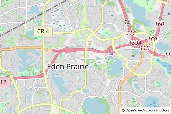 Mapa Eden Prairie