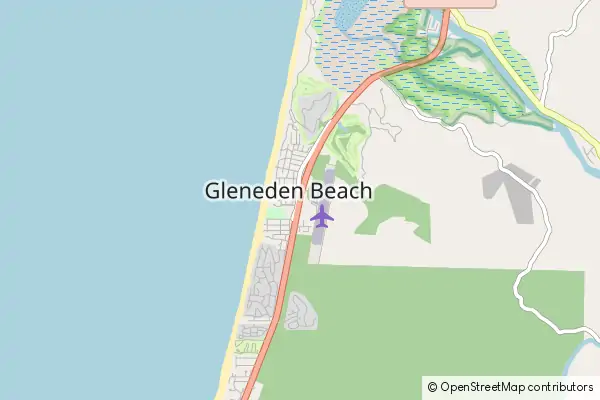 Mapa Gleneden Beach