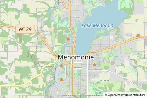 Mapa Menomonie