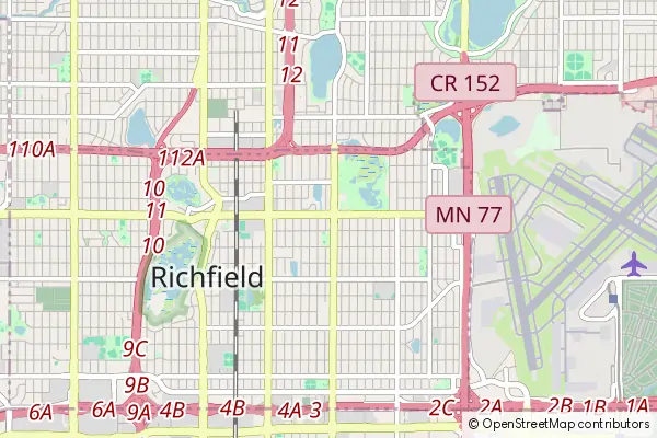 Mapa Richfield