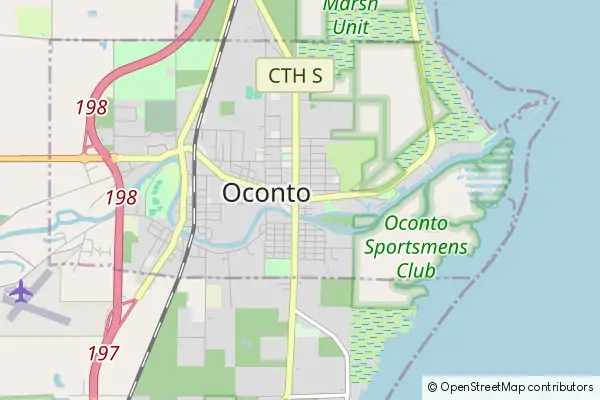 Mapa Oconto