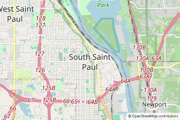 Mapa South Saint Paul