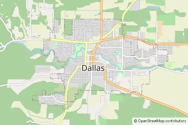 Mapa Dallas