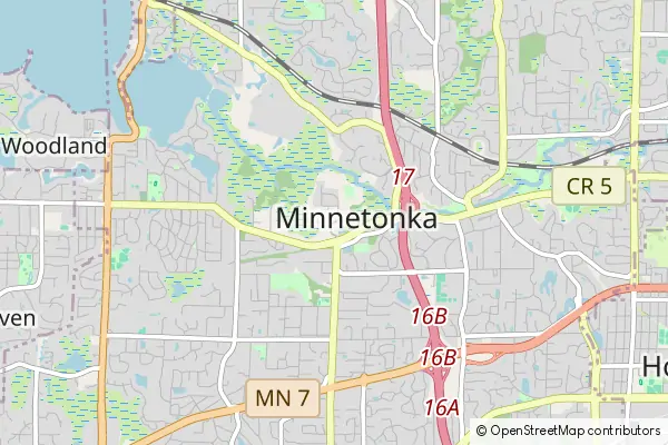 Mapa Minnetonka