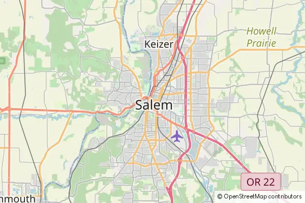 Mapa Salem