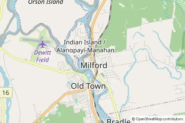 Mapa Milford