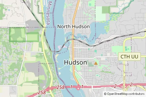 Mapa Hudson