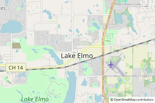 Mapa Lake Elmo