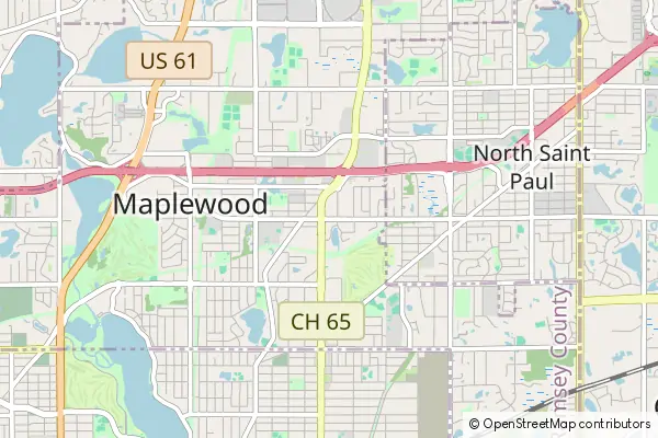 Mapa Maplewood