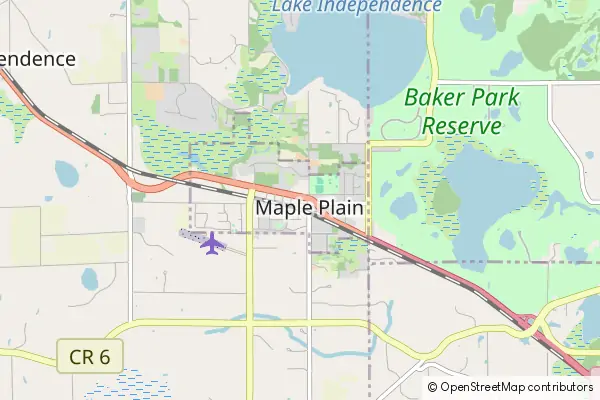 Mapa Maple Plain