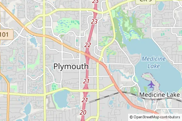 Mapa Plymouth