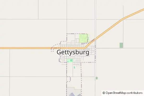 Mapa Gettysburg