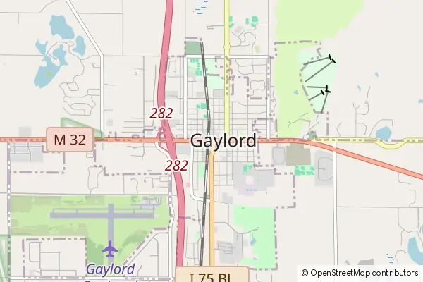 Mapa Gaylord