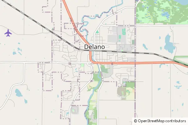 Mapa Delano