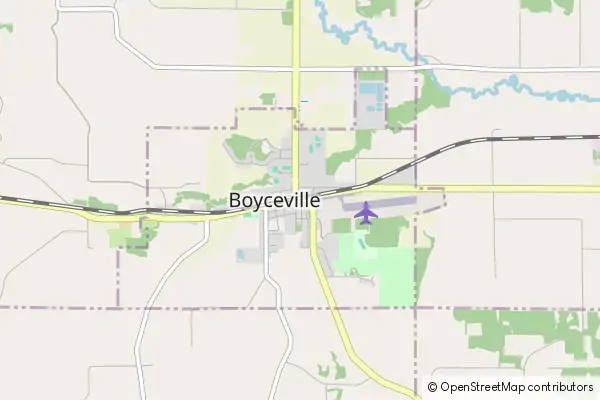 Mapa Boyceville