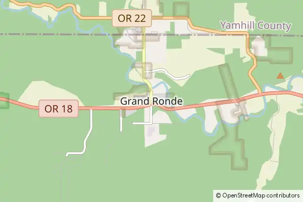 Mapa Grand Ronde