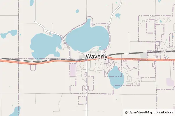 Mapa Waverly