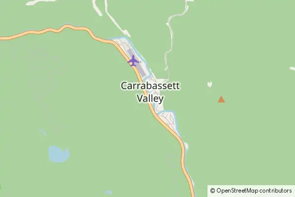 Mapa Carrabassett Valley