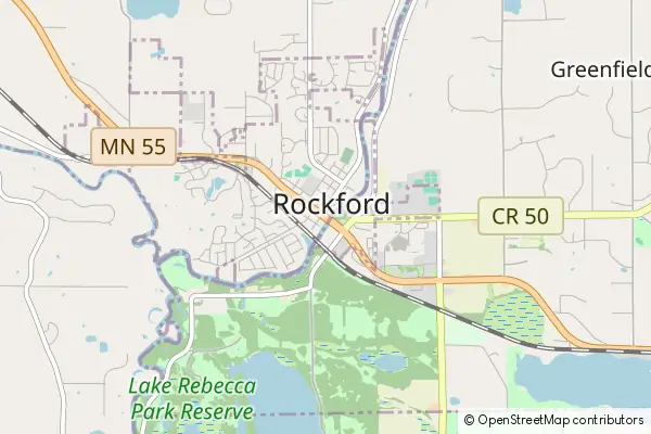 Mapa Rockford