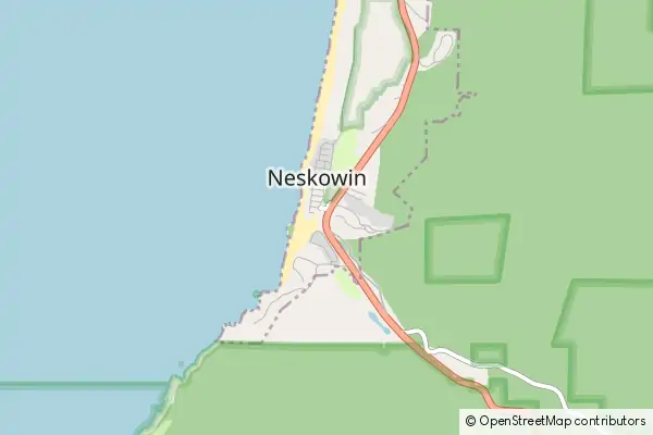 Mapa Neskowin