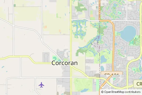 Mapa Corcoran