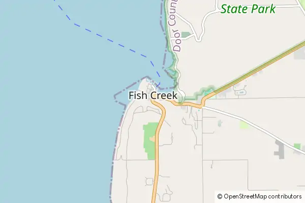 Mapa Fish Creek